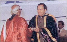 Shri Rajiv Gandhi, former Prime Minister of India